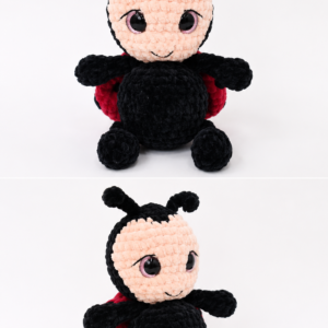 Katicabogár horgolt amigurumi figura
