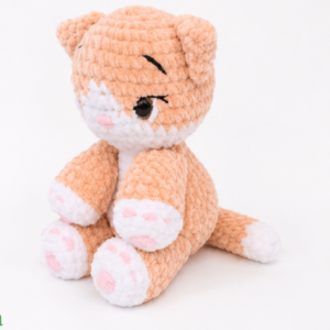 Cuki cica horgolt amigurumi plüss