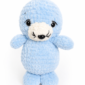 Fóka bébi plüss – amigurumi fóka