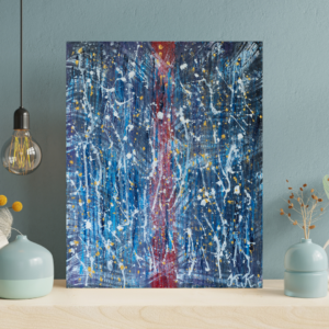 Elengedés 40×50 cm akril festény feszített vászon