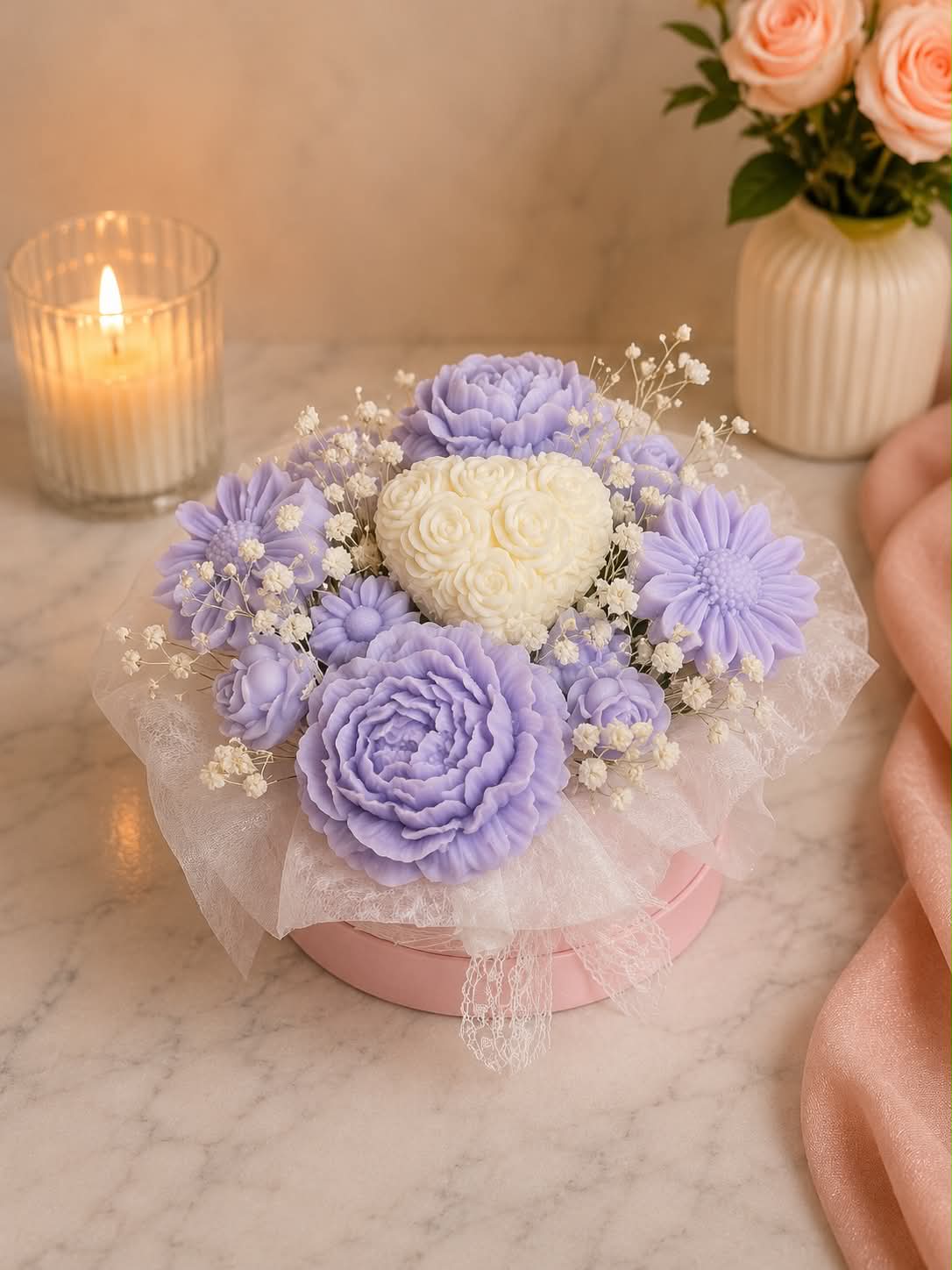 Lavender Dream Viaszvirág Box 💜