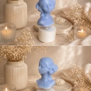 Blue Blossom Forma Gyertya 🩵