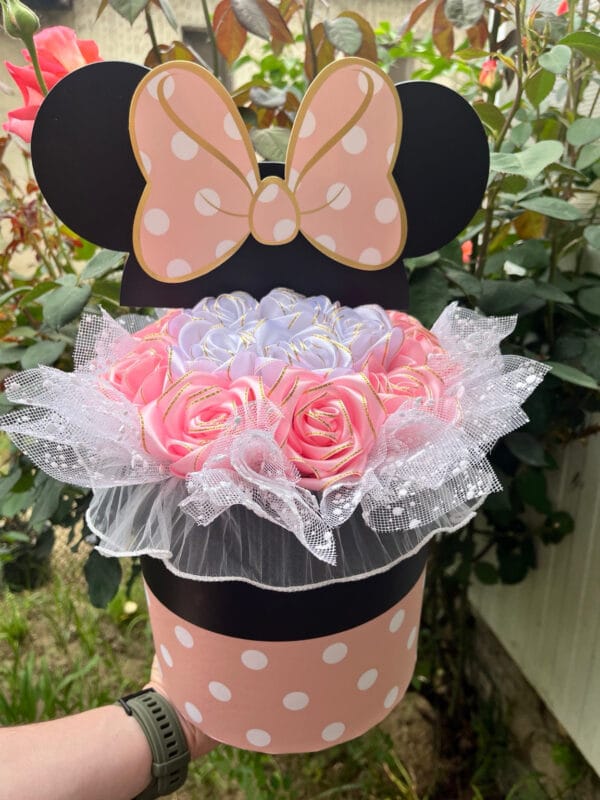 Minnie Glamour Rózsa Box 🎀🌸