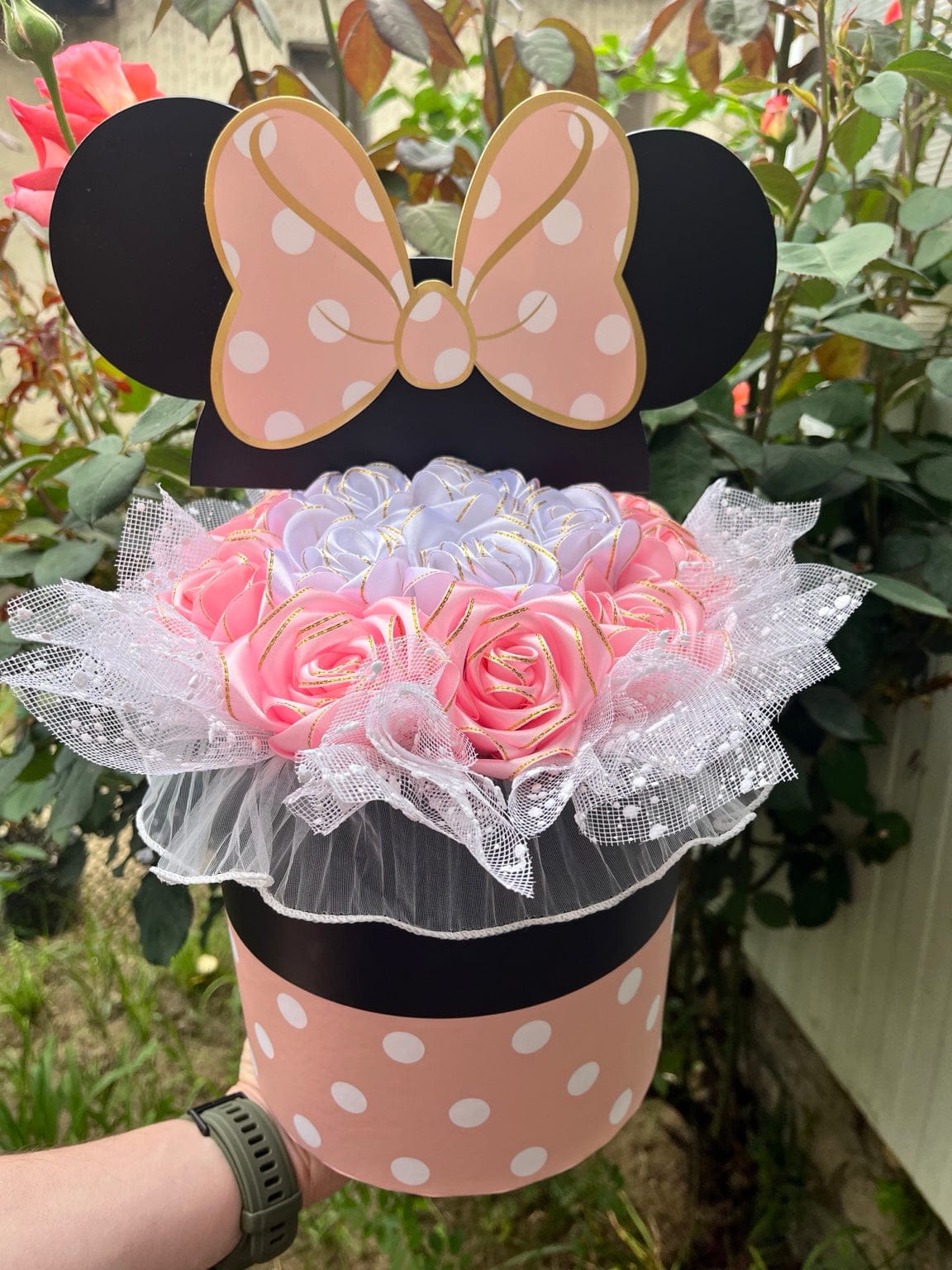 Minnie Glamour Rózsa Box 🎀🌸