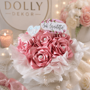 🌸 „Rózsaszín Pillanat” Szalagrózsa Box 🌸