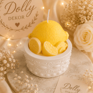 🍋 Citromos Nyári Frissesség Gyertya 🍋
