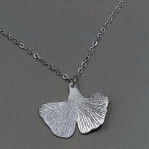 GINKGO BILOBA NYAKLÁNC ALUMÍNIUMBÓL