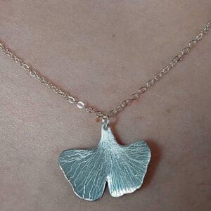 GINKGO BILOBA NYAKLÁNC ALUMÍNIUMBÓL
