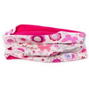 Tavaszi csősál, pink pillangók-krém