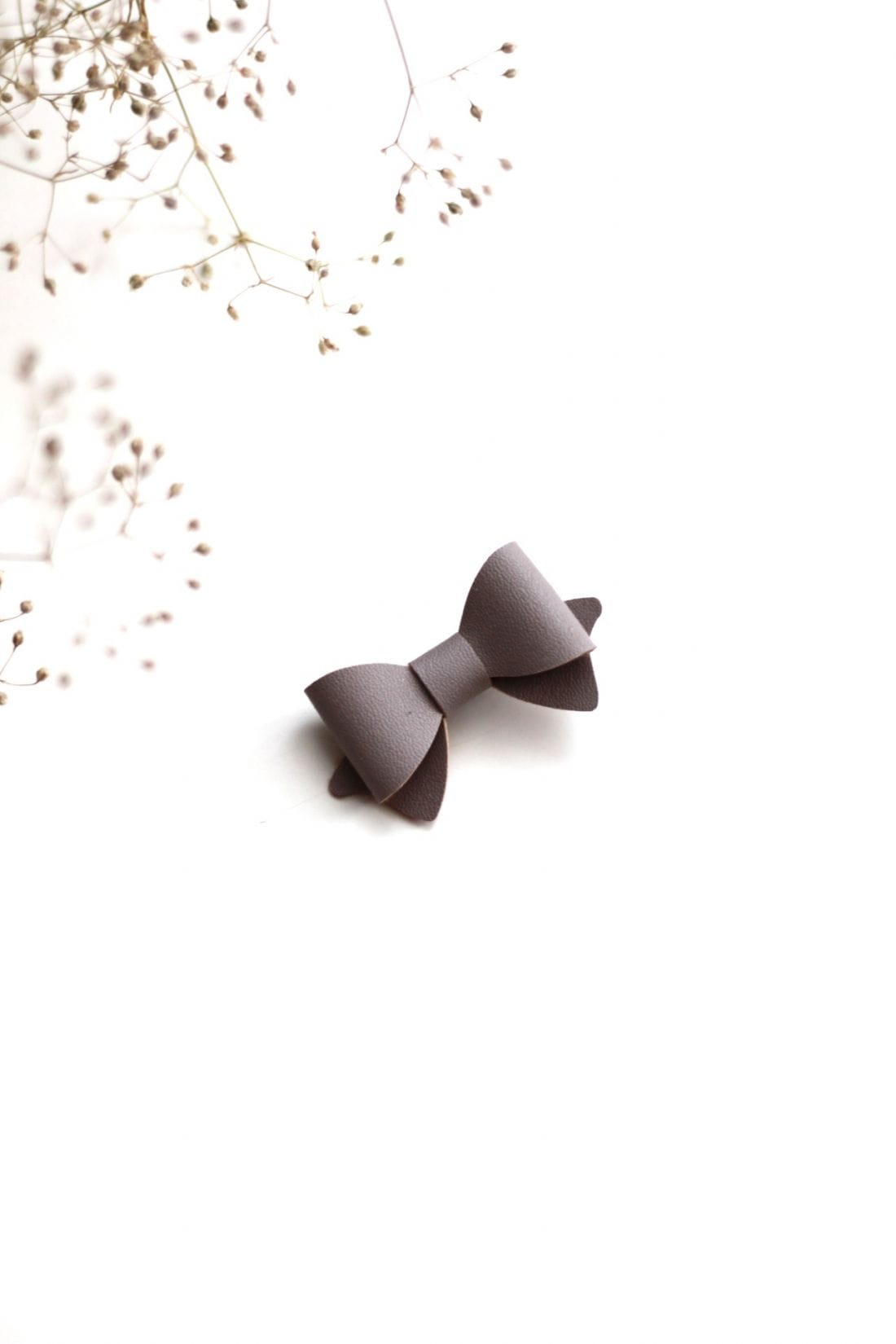 Mini hajcsat – taupe