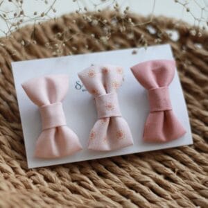 Mini pamut hajcsat szett – Hannah dotty