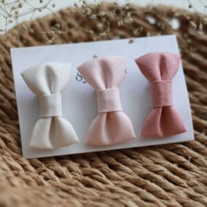 Mini pamut hajcsat szett – rózsaszín kavalkád
