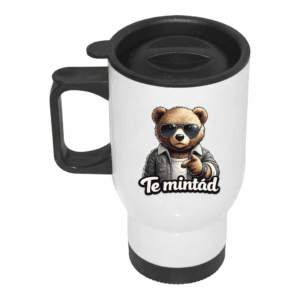 Autós termosz pohár – egyedi mintával 450 ml