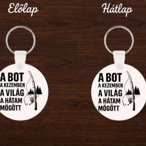 Pecás kulcstartó – ajándék horgászoknak