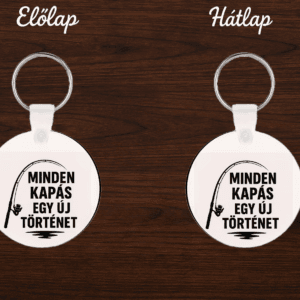Horgász kulcstartó – ajándék pecásoknak