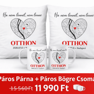 OTTHON páros párna + páros bögre ajándékcsomag