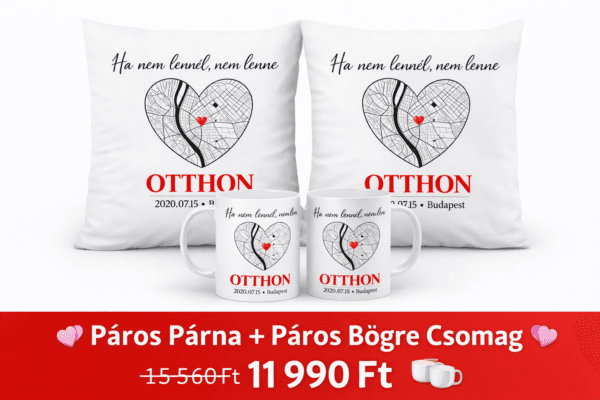 OTTHON páros párna + páros bögre ajándékcsomag