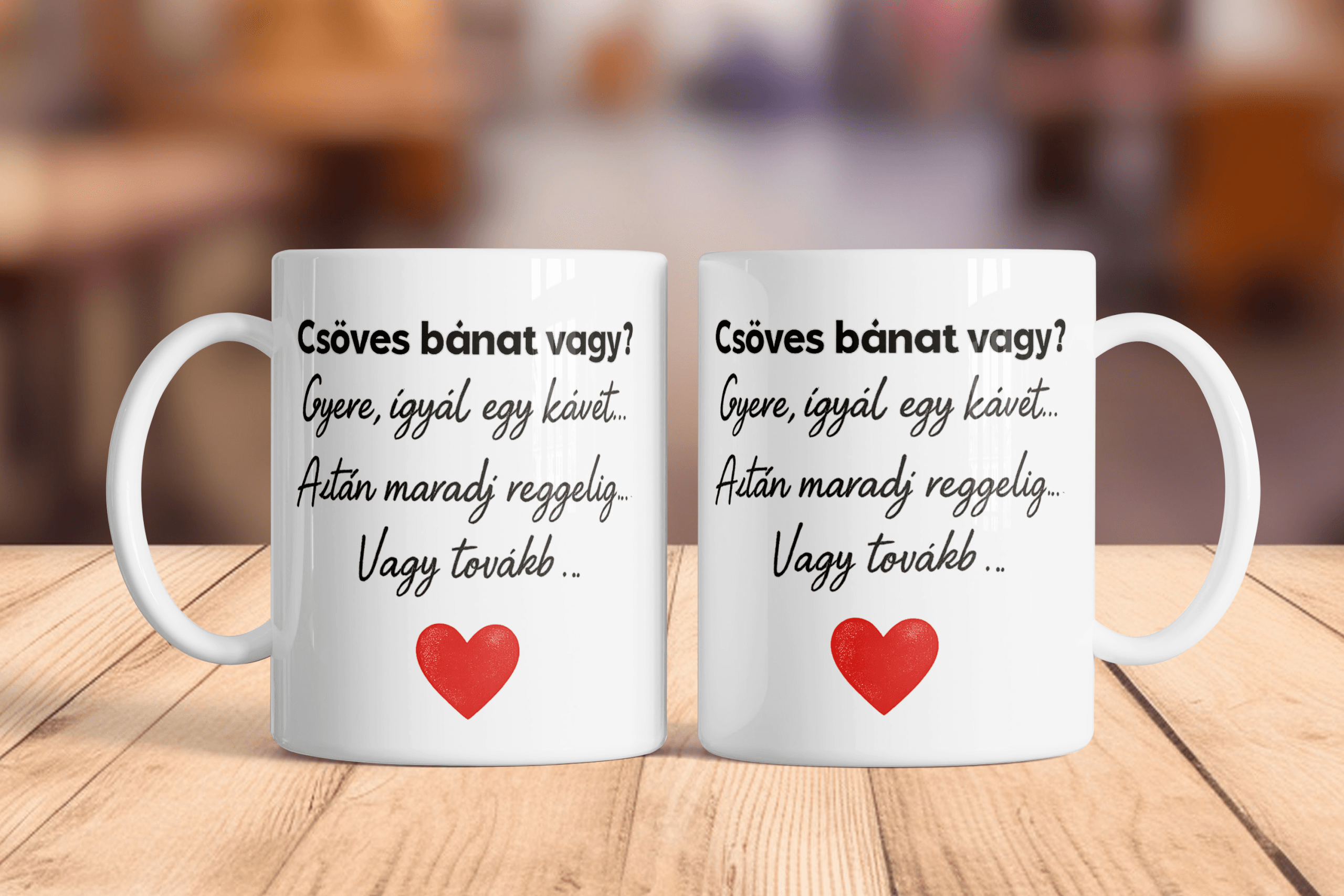 „Csöves bánat vagy?” – Vicces, szókimondó kávés bögre