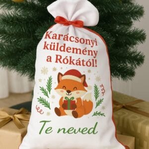 Karácsonyi küldemény mikulászsák – személyre szóló ajándék