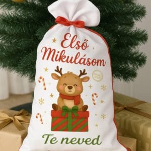 Első Mikulásom mikulászsák – személyre szóló ajándék