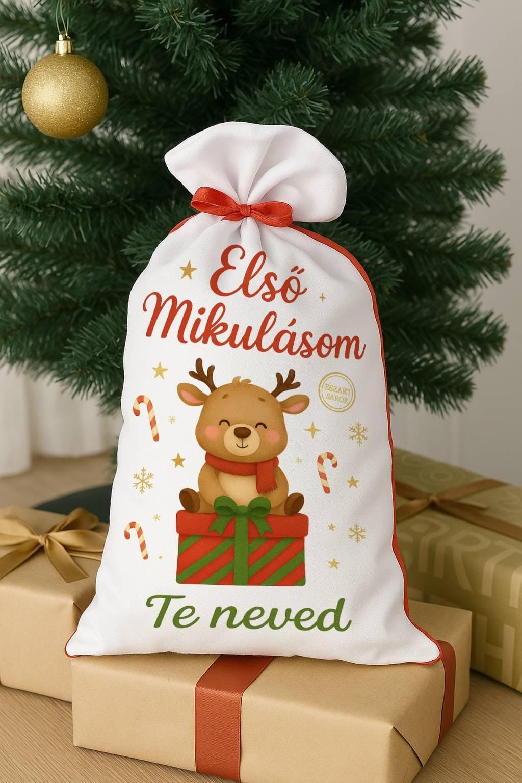 Első Mikulásom mikulászsák – személyre szóló ajándék