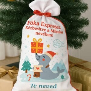 Fóka expressz mikulászsák – személyre szóló karácsonyi ajándék