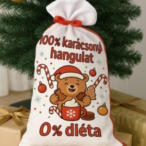 Cuki macis mikulászsák – személyre szabható karácsonyi ajándék