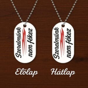 Motoros nyaklánc ajándék – Szerelmünk nem fékez!