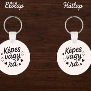Inspirációs MDF kulcstartó – Képes vagy rá!
