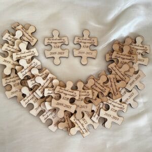 Puzzle hűtőmágnes – személyes emlék az osztály minden tagjának