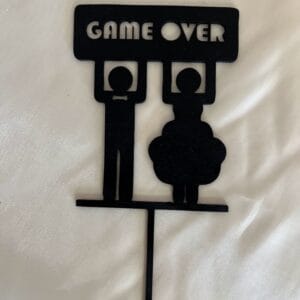 Game over tortadísz