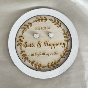 Kör gyűrűtartó Esküvőre
