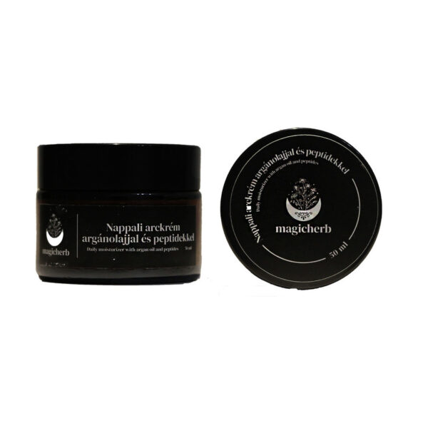 Tápláló nappali arckrém Argán olajjal és peptidekkel és 50 ml