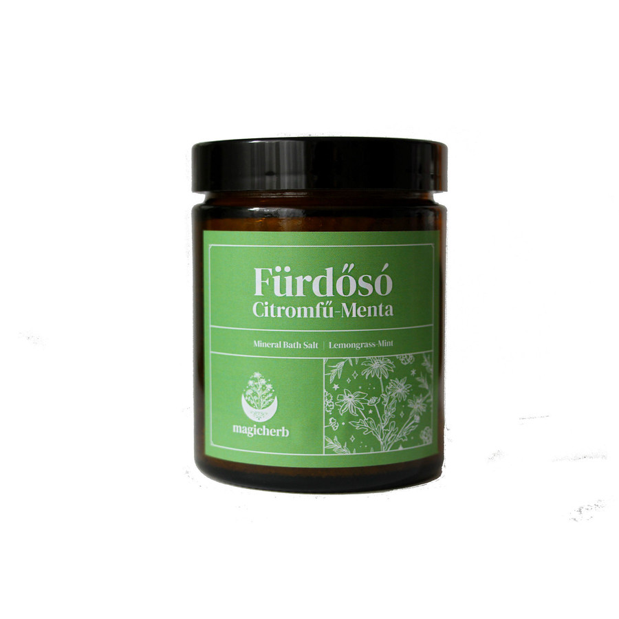 Fürdősó Citromfű-Menta 20% magnéziummal
