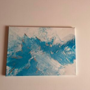 akril festmény fluid art