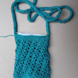 kézzel horgolt oldalttáska, crossbody