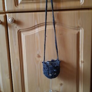 horgolt borospohártartó borfesztiválra