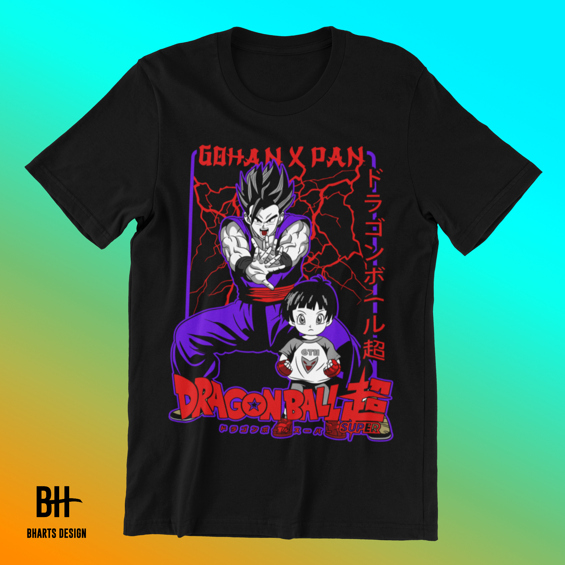 DRAGONBALL – környakú pamut póló