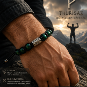 🛡️ Thurisaz – A bátorság az erő és védelem karkötője 🛡️