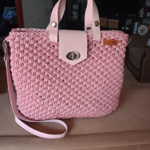 Horgolt crossbody táska