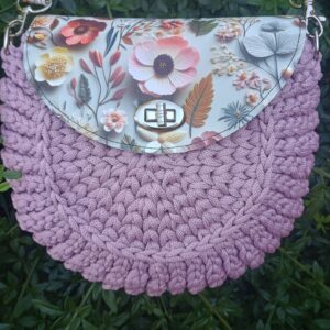 Horgolt crossbody táska