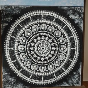 Fekete-fehér mandala