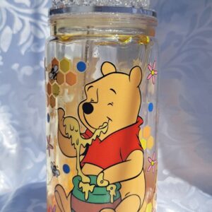 Micimackós hógömb pohár-500ml