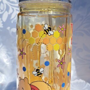 Micimackós hógömb pohár-500ml