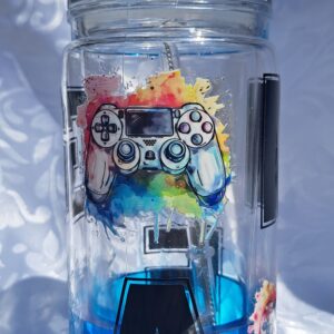 🎮 Gamer, láva hatású pohár-500ml