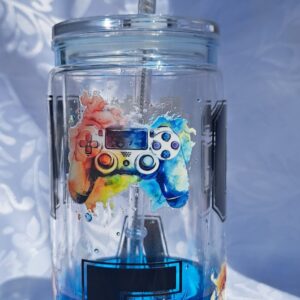 🎮 Gamer, láva hatású pohár-500ml