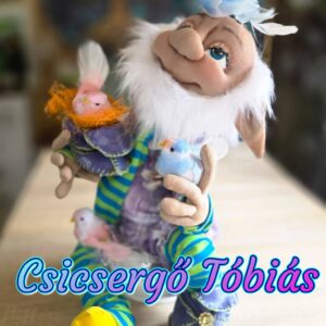 Csicsergő Tóbiás drótvázas figura készítő online tanfolyam