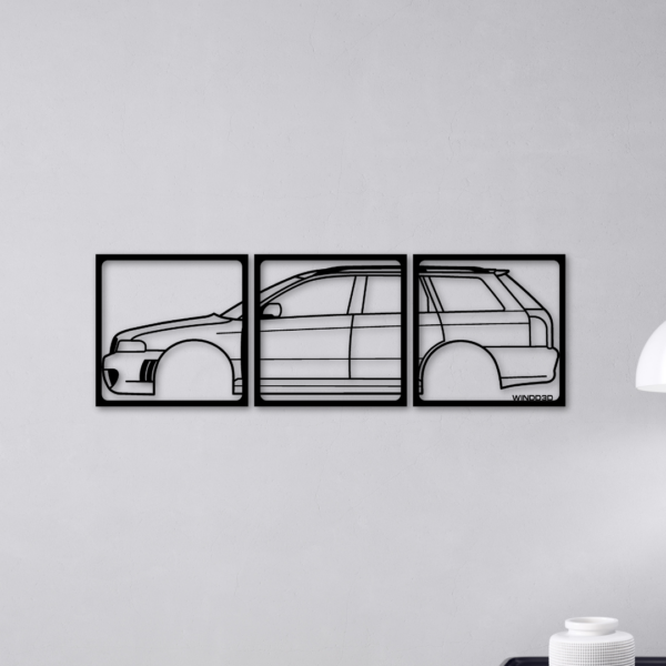 Audi RS4 B5 Avant – 3 részes faldekoráció
