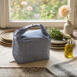 Csíkos lunchbag