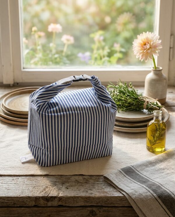 Csíkos lunchbag